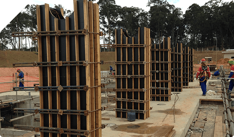 Sistema de barra de ancoragem aplicado em formas de concreto na construção civil